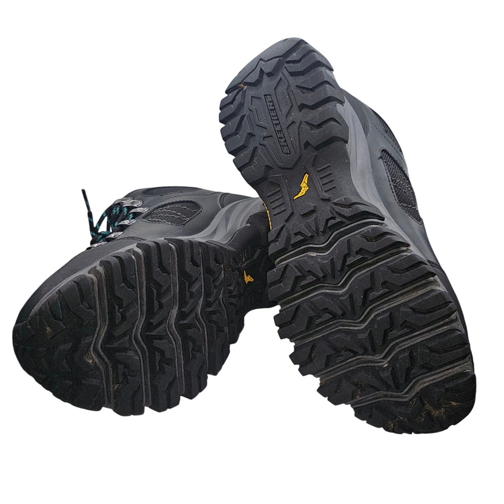 Skechers Relaxed Fit Edgemont Black Waterproof Hiking Boots  Womens Size 9.5 - Picture 6 of 9